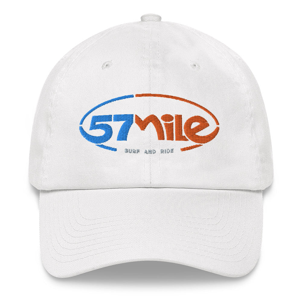 57mile Unisex Cap White