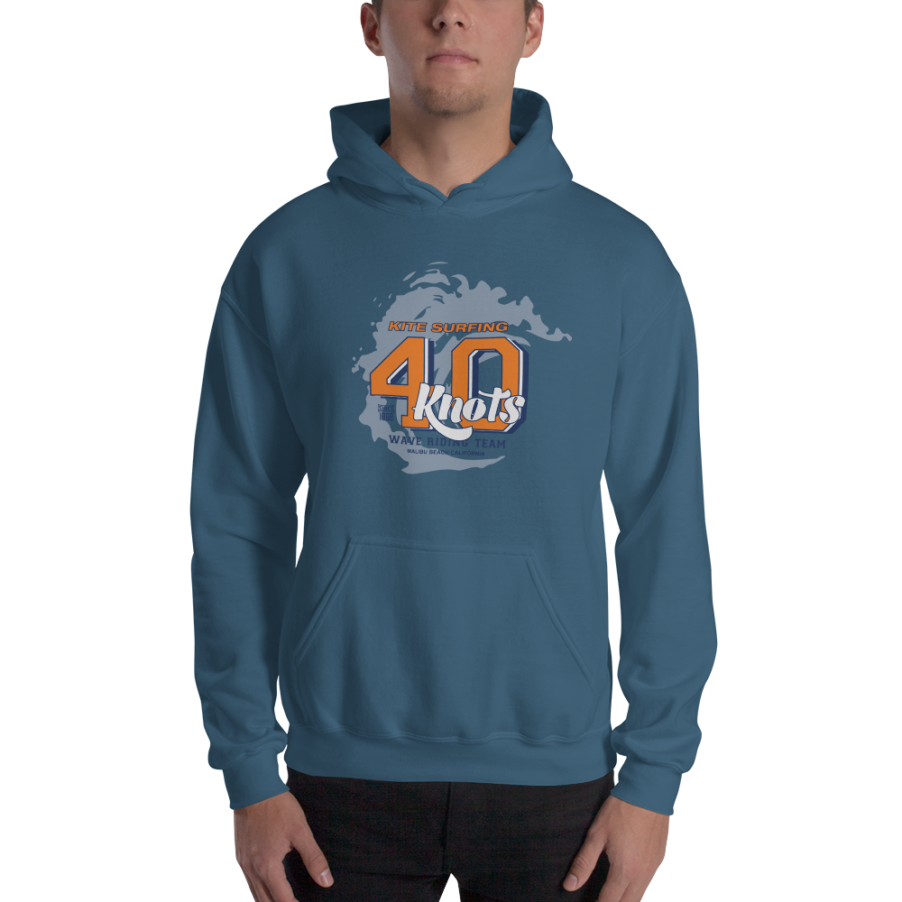 40 Knots Hoodie Blue (unisex)