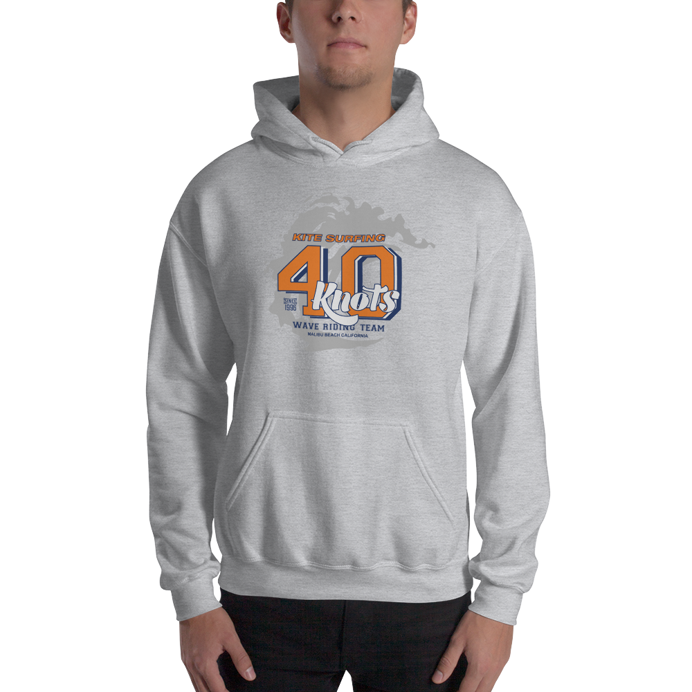 40 Knots Hoodie Grey (unisex)